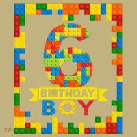 6 Year Old Building Blocks 6th Birthday Brick Builder Hoodie thumb 7