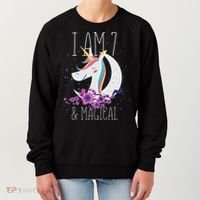 7 Years Old Unicorn Women's Sweatshirt thumb 0
