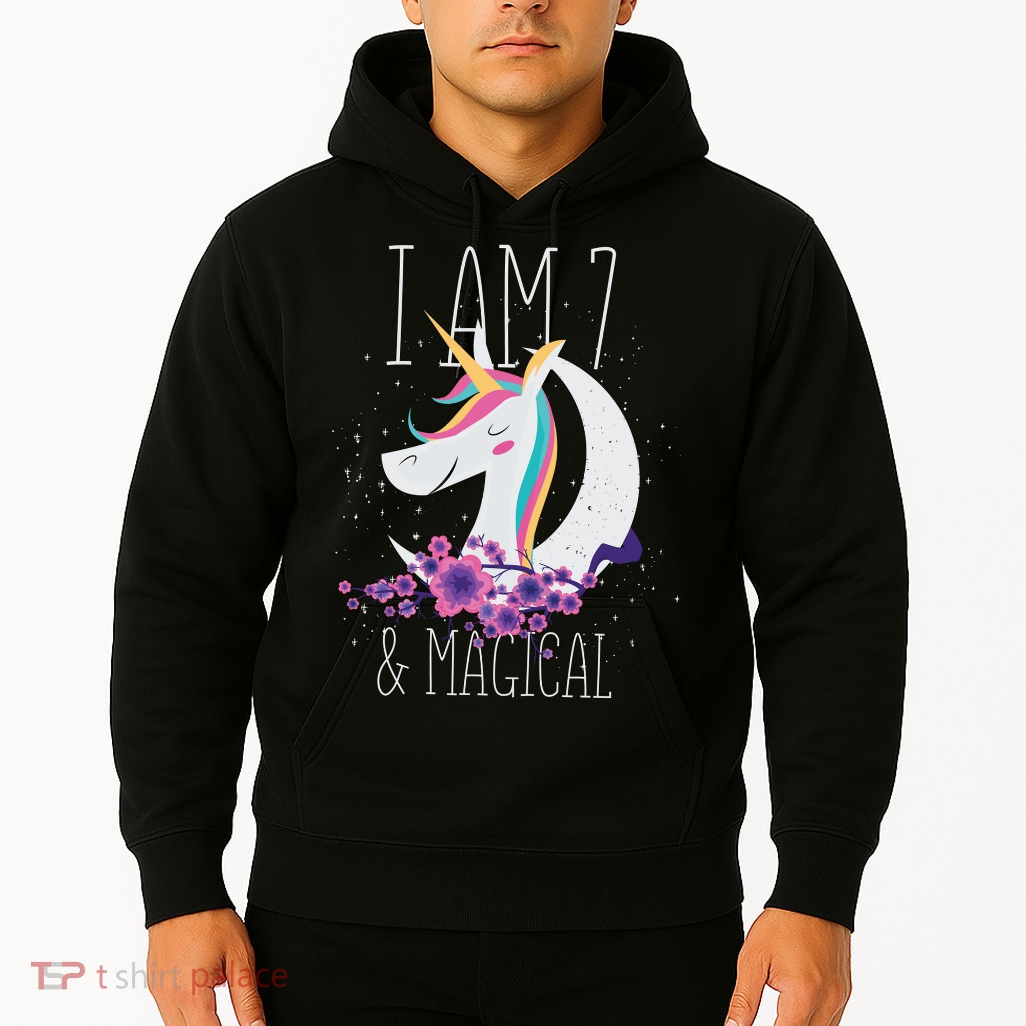 7 Years Old Unicorn Hoodie