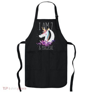 7 Years Old Unicorn Apron