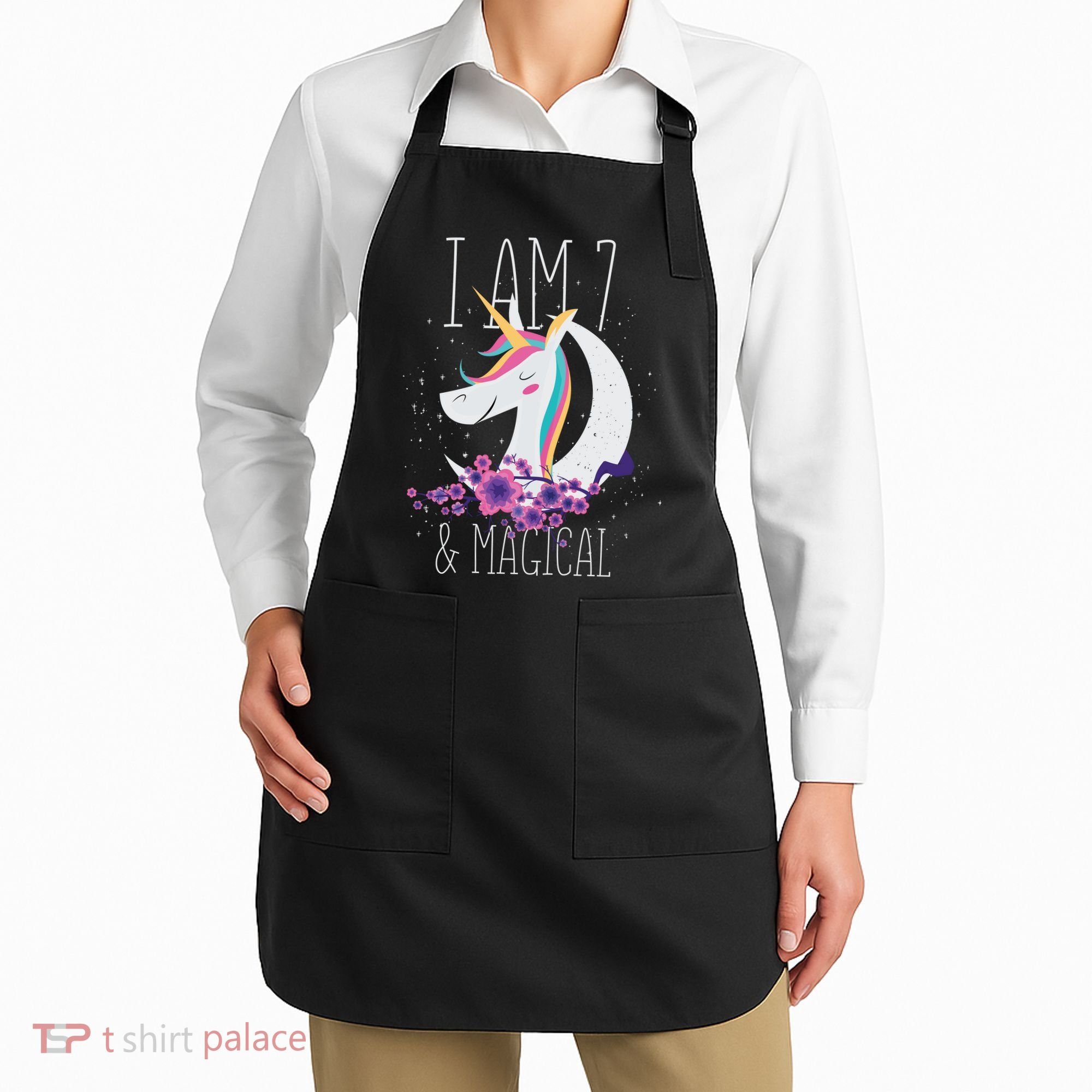 7 Years Old Unicorn Apron