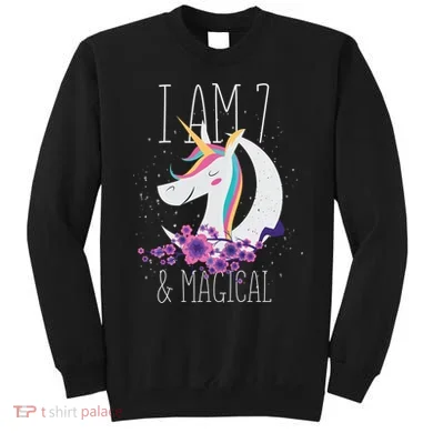7 Years Old Unicorn Sweatshirt