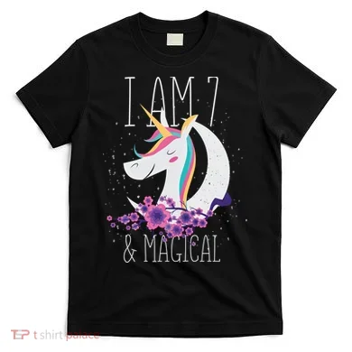 7 Years Old Unicorn T-Shirt
