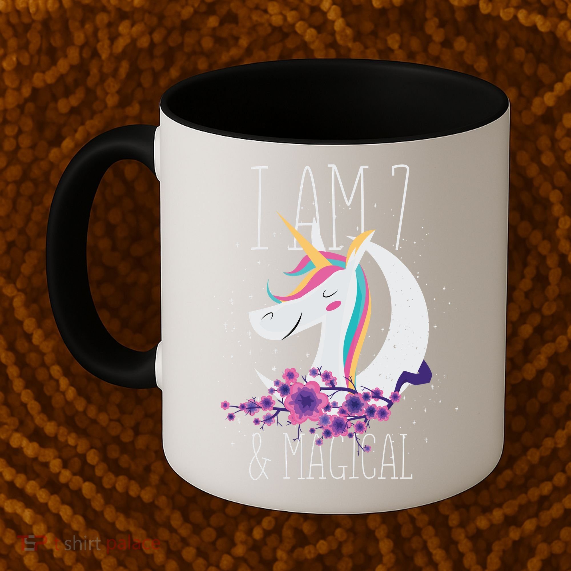 7 Years Old Unicorn Coffee Mug