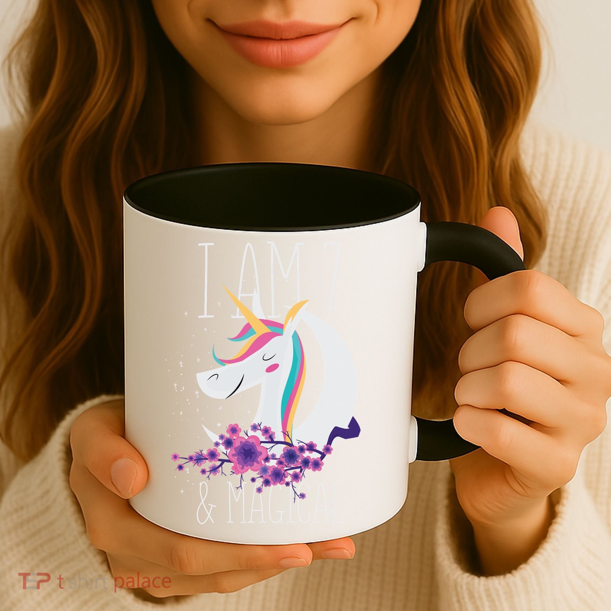 7 Years Old Unicorn Coffee Mug