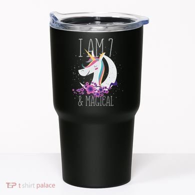 7 Years Old Unicorn Tumbler