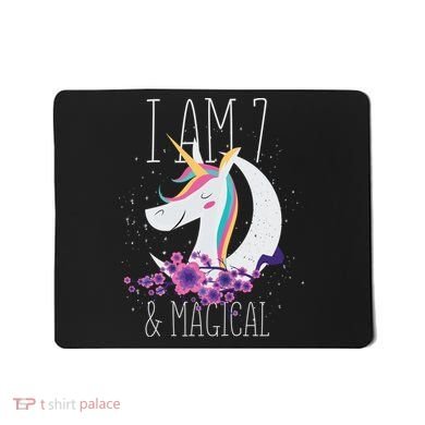 7 Years Old Unicorn Mousepad