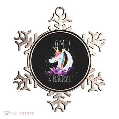 7 Years Old Unicorn Ornament