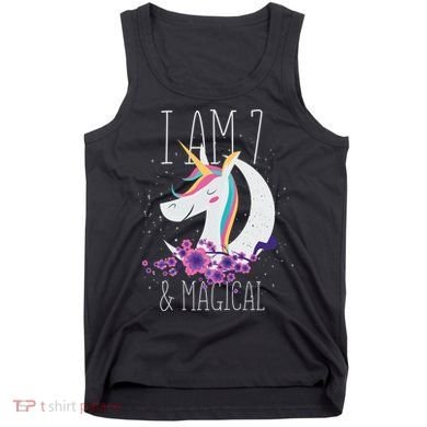 7 Years Old Unicorn Tank Top