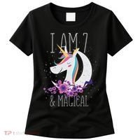 7 Years Old Unicorn Women's T-Shirt thumb 0