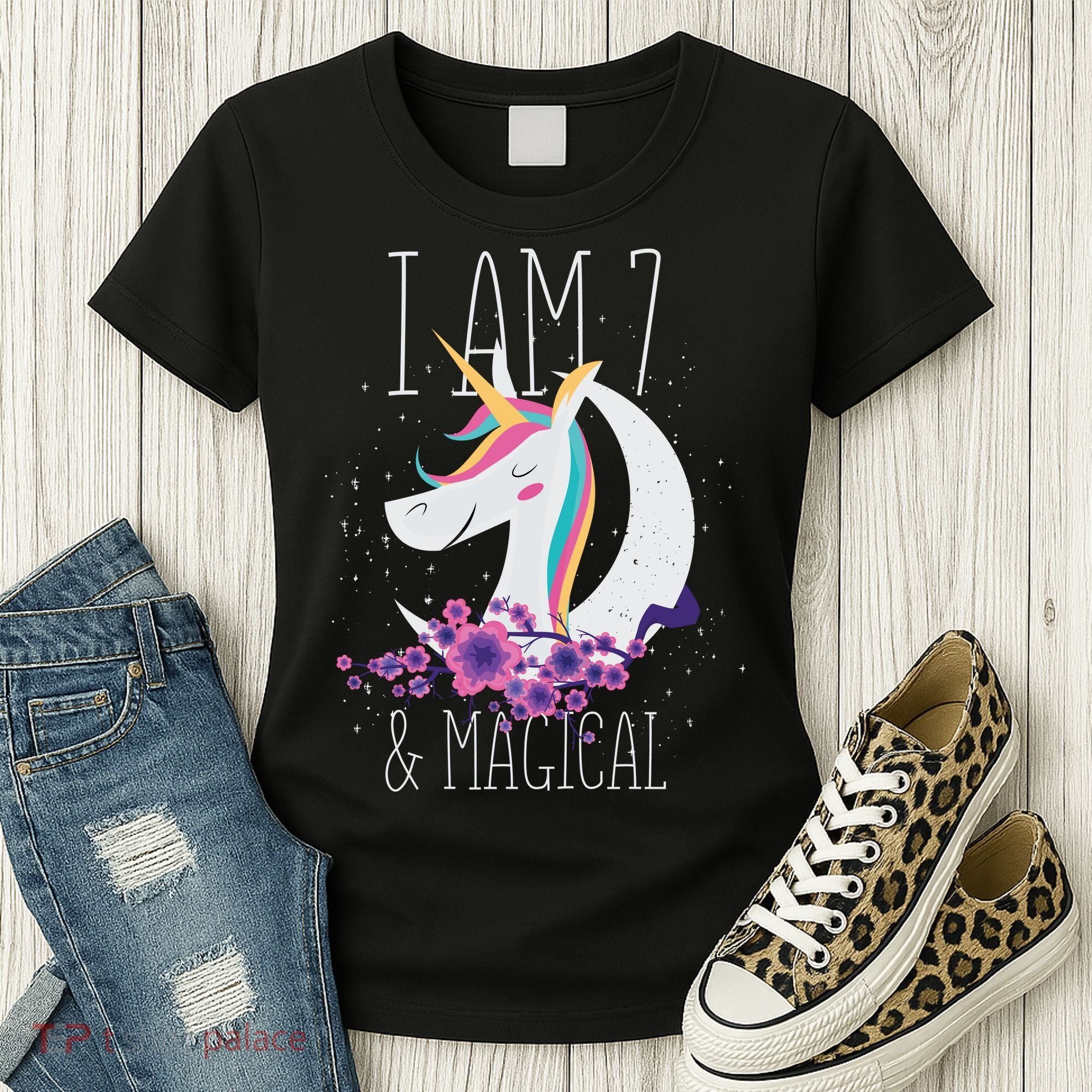 7 Years Old Unicorn Women's T-Shirt