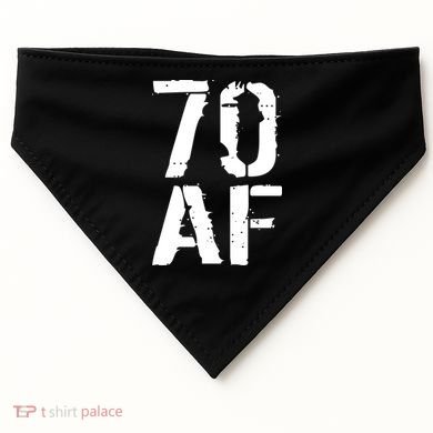 70 AF 70th Birthday USA-Made Doggie Bandana