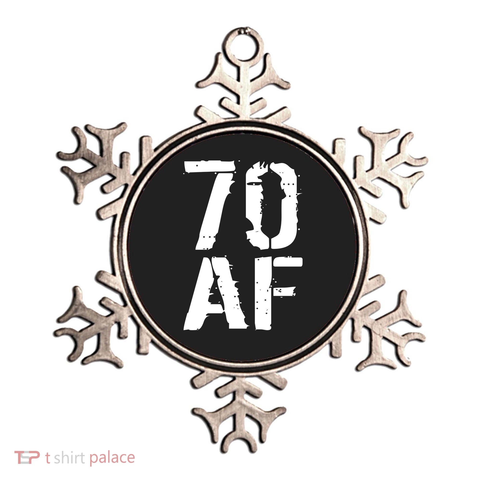 70 AF 70th Birthday Ornament