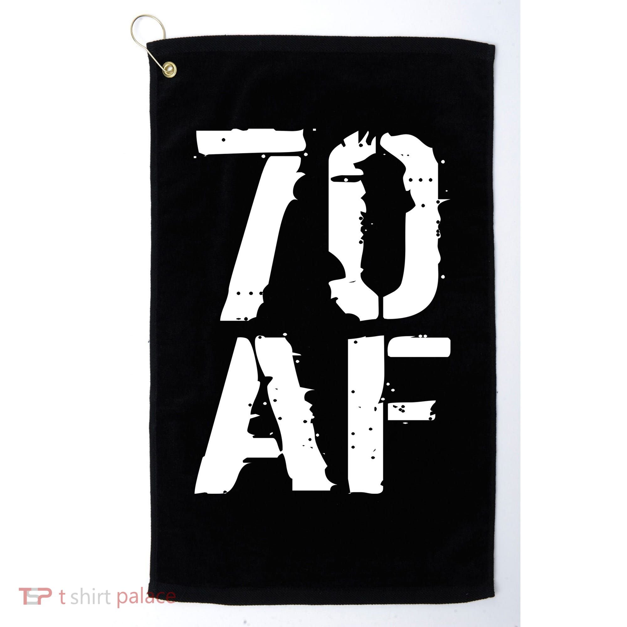 70 AF 70th Birthday Golf Towel