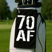 70 AF 70th Birthday Golf Towel thumb 2