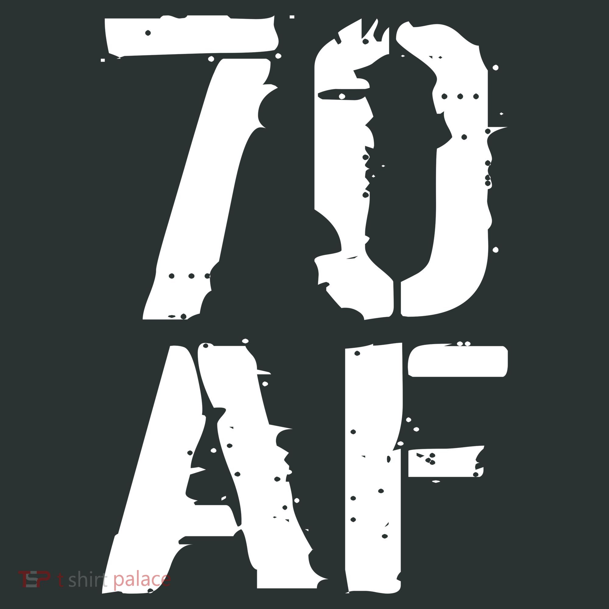 70 AF 70th Birthday Mousepad