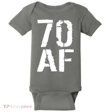 70 AF 70th Birthday Baby Bodysuit