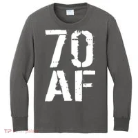 70 AF 70th Birthday Kids Long Sleeve Shirt thumb 0