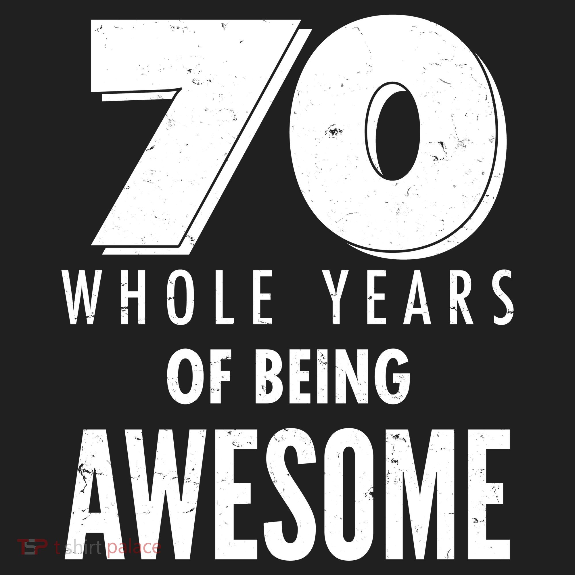 70 Whole Years Of Being Awesome Birthday Women's Sweatshirt