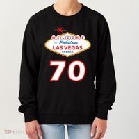 70 Years Old In Vegas 70th Birthday Women's Sweatshirt thumb 0