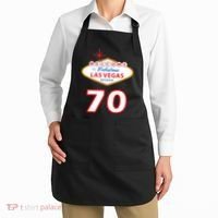 70 Years Old In Vegas 70th Birthday Apron thumb 2