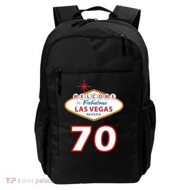 70 Years Old In Vegas 70th Birthday Backpack