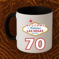 70 Years Old In Vegas 70th Birthday Coffee Mug thumb 2