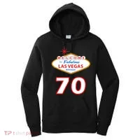 70 Years Old In Vegas 70th Birthday Women's Hoodie thumb 0