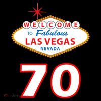 70 Years Old In Vegas 70th Birthday Women's Hoodie thumb 2