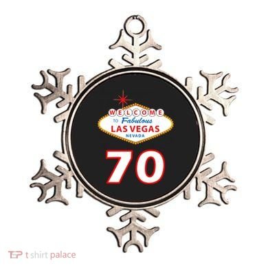 70 Years Old In Vegas 70th Birthday Ornament
