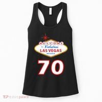 70 Years Old In Vegas 70th Birthday Women's Tank Top thumb 0
