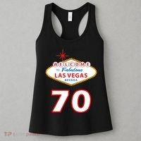 70 Years Old In Vegas 70th Birthday Women's Tank Top thumb 3