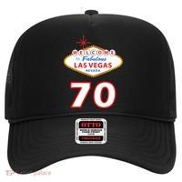 70 Years Old In Vegas 70th Birthday Hat thumb 0