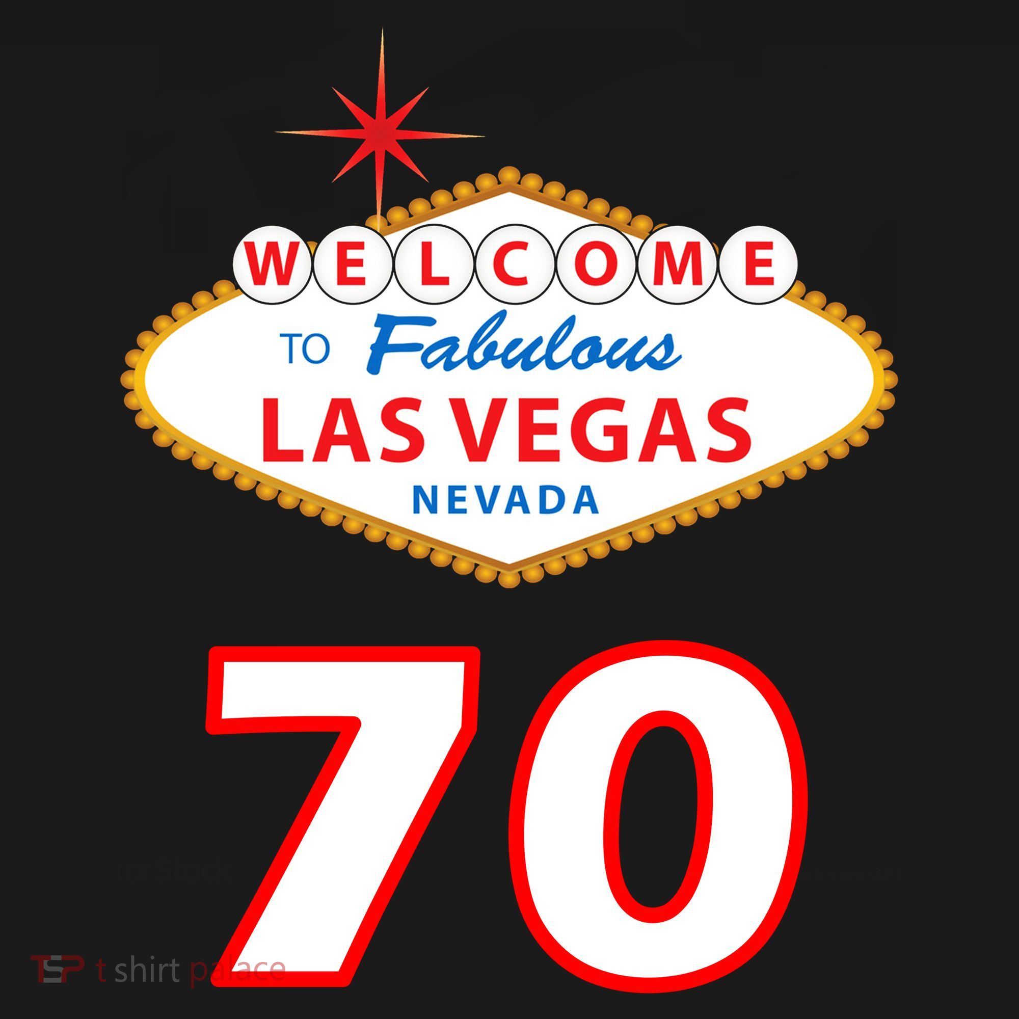 70 Years Old In Vegas 70th Birthday Visor