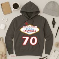 70 Years Old In Vegas 70th Birthday Hoodie thumb 3