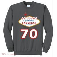 70 Years Old In Vegas 70th Birthday Sweatshirt thumb 0