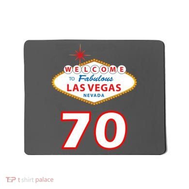 70 Years Old In Vegas 70th Birthday Mousepad