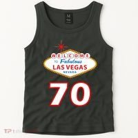 70 Years Old In Vegas 70th Birthday Tank Top thumb 2