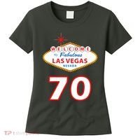 70 Years Old In Vegas 70th Birthday Women's T-Shirt thumb 0