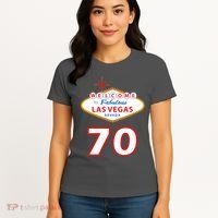 70 Years Old In Vegas 70th Birthday Women's T-Shirt thumb 4
