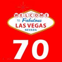 70 Years Old In Vegas 70th Birthday Santa Hat thumb 1