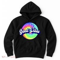 70s Retro Groovy Hippie Good Vibes Hoodie thumb 0