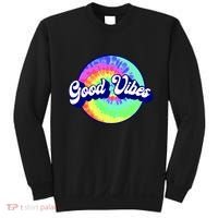 70s Retro Groovy Hippie Good Vibes Sweatshirt thumb 0