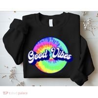 70s Retro Groovy Hippie Good Vibes Sweatshirt thumb 2