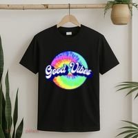 70s Retro Groovy Hippie Good Vibes T-Shirt thumb 2