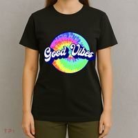 70s Retro Groovy Hippie Good Vibes T-Shirt thumb 4