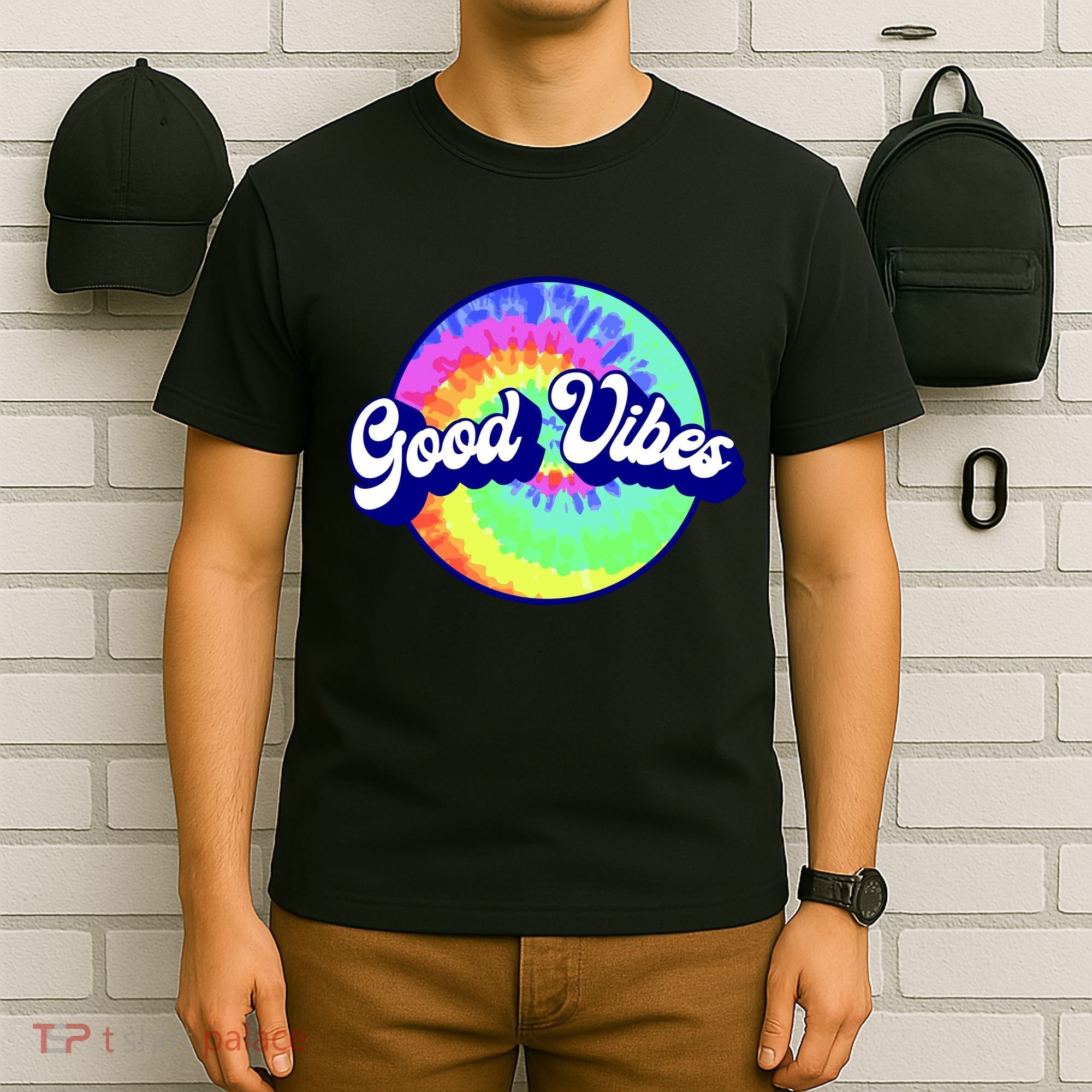70s Retro Groovy Hippie Good Vibes T-Shirt