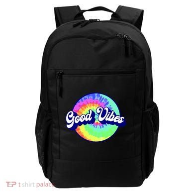 70s Retro Groovy Hippie Good Vibes Backpack