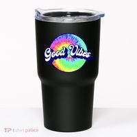 70s Retro Groovy Hippie Good Vibes Tumbler thumb 0