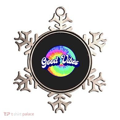 70s Retro Groovy Hippie Good Vibes Ornament